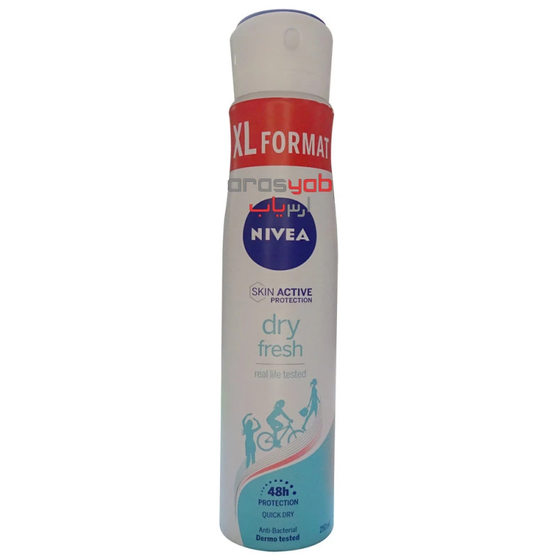 اسپری ضدتعریق زنانه درای فرش Dry Fresh نیوا حجم 250 میلی