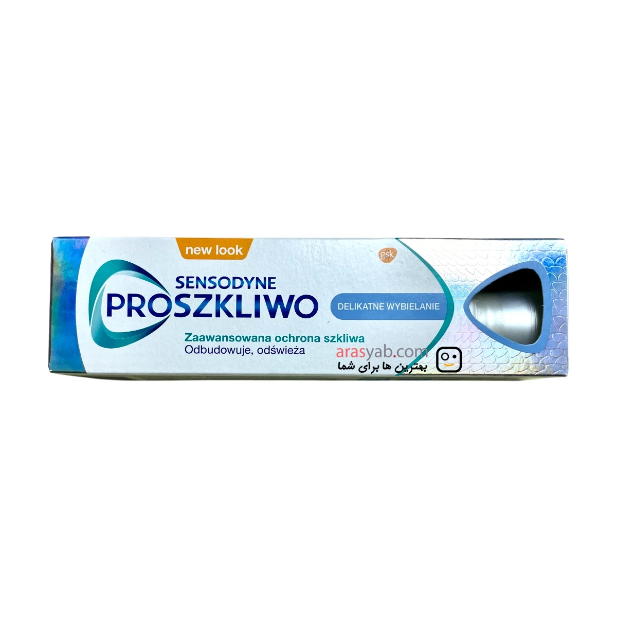 خمیر دندان ضد حساسیت سنسوداین با سفید کنندگی ملایم مدل Whitening حجم 75 میل