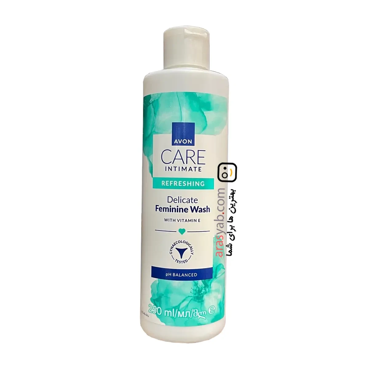 ژل شستشوی بانوان آون Avon حاوی ویتامین E مدل رفرشینگ Refreshing حجم 250 میل