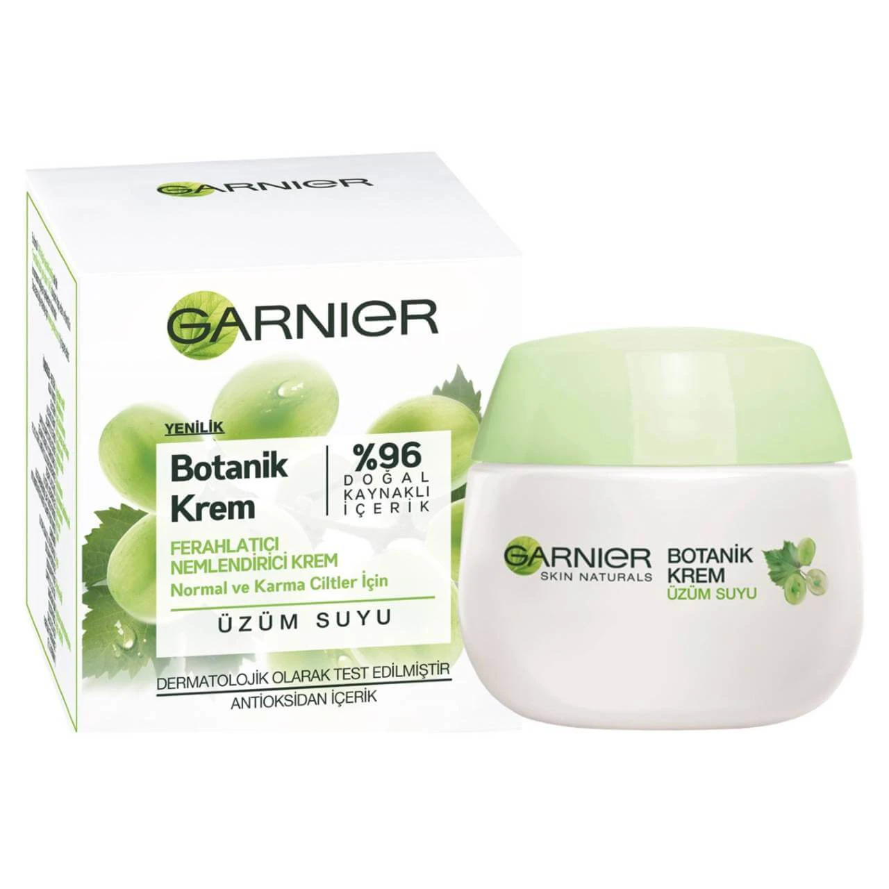 کرم مرطوب کننده صورت گارنیه با عصاره انگور Garnier Botanic Cream حجم 50 میلی