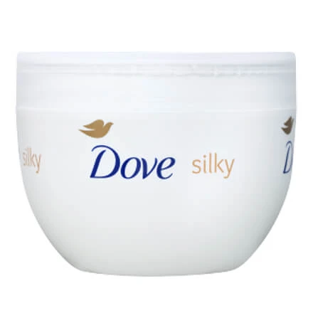 کرم مرطوب کننده دست و بدن Dove مدل Silky حجم 300 میلی