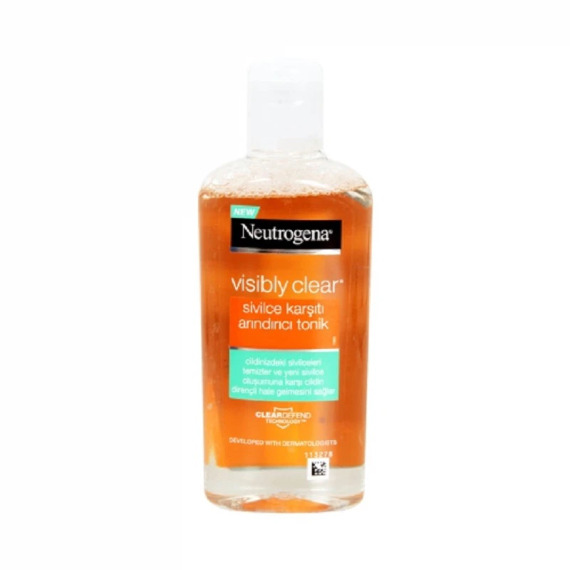 تونر ضدجوش نوتروژینا Neutrogena سری Visibly Clear حجم 200 میلی