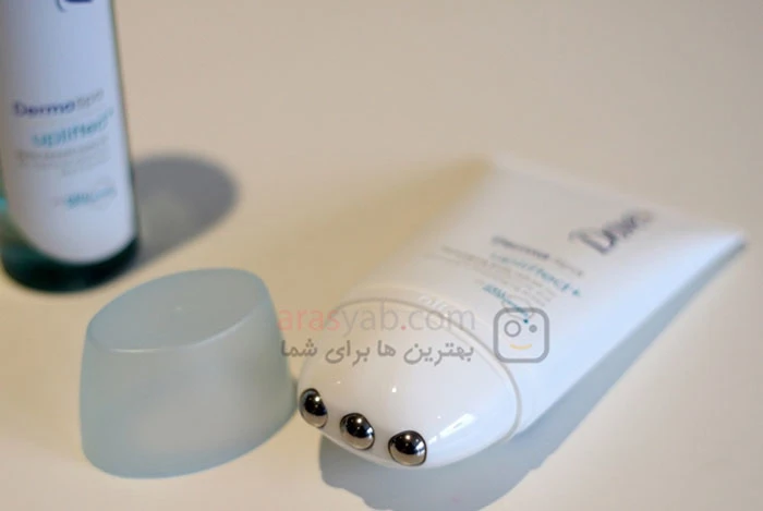 رول ماساژ بدن داو DOVE سری derma spa مدل uplifted+ مرطوب کننده بدن حجم 100 میل