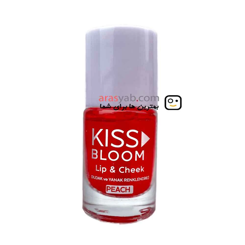 تینت لب KISS BLOOM رنگ هلویی با جلوه ای نچرال و خوش رنگ حجم 11 میل
