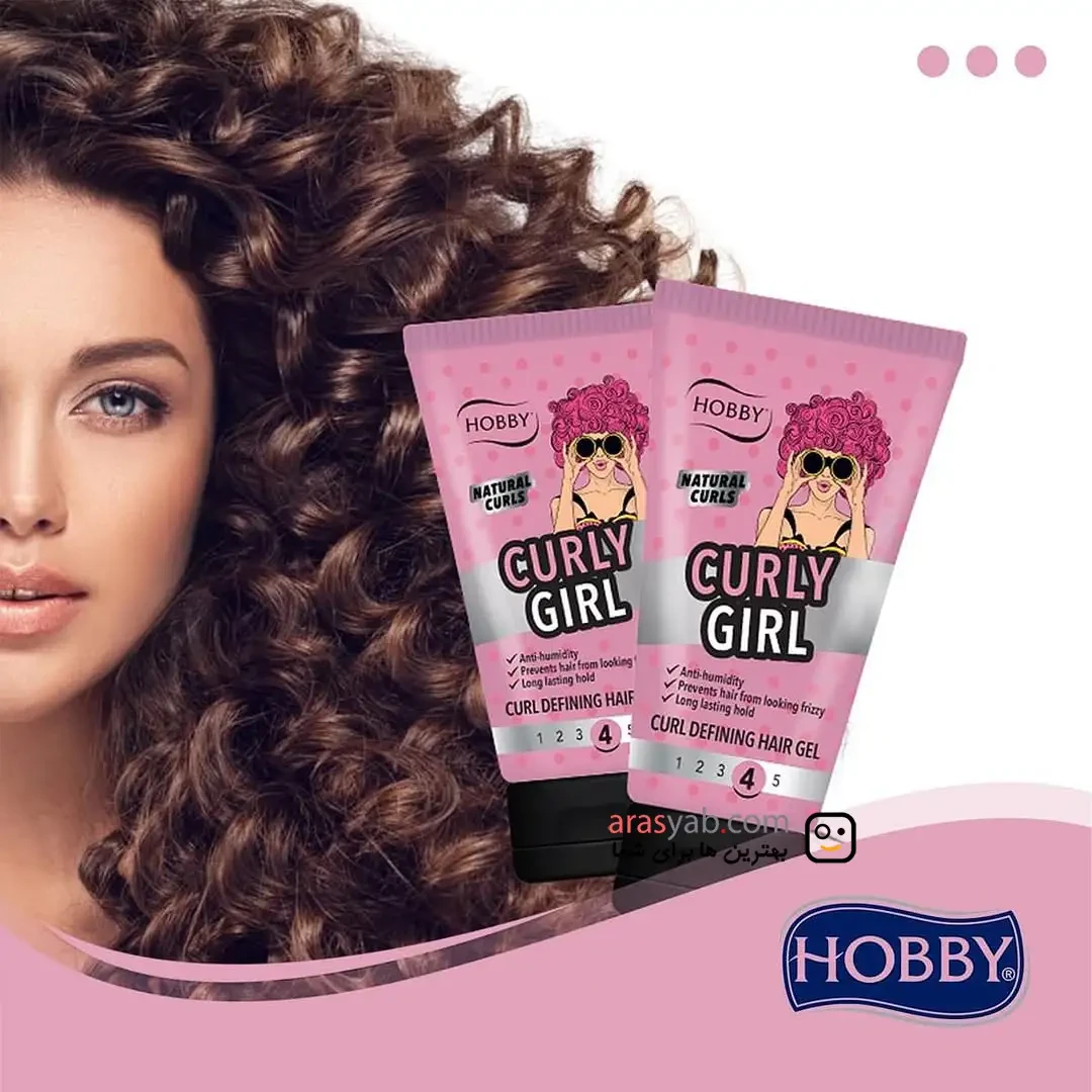 ژل مخصوص موی فر هوبی Hobby مدل Kivir Kivir شماره 4 حجم 150 میل