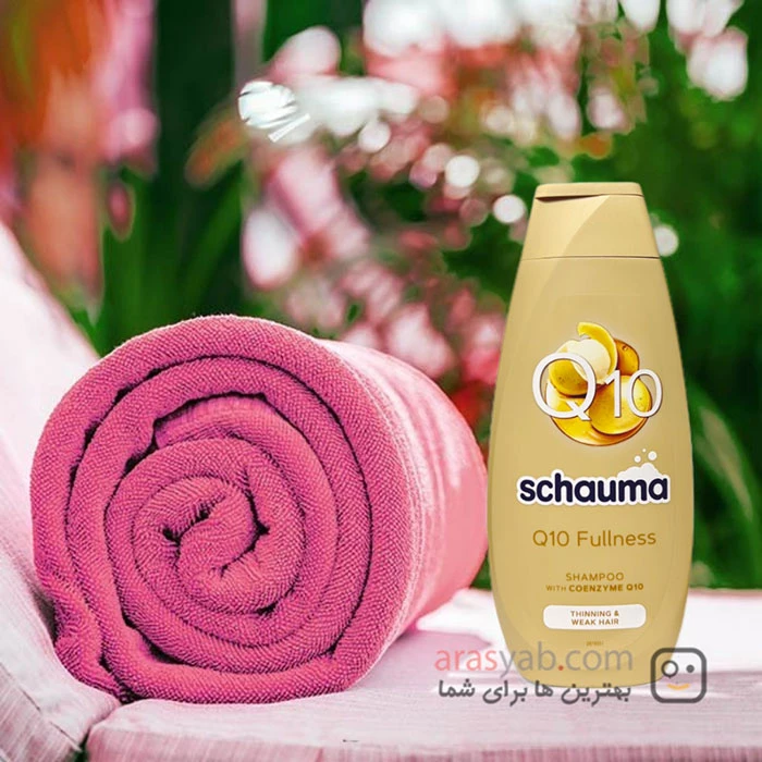 شامپو بازسازی کننده شوما schauma با کوآنزیم Q10 برای موی ضعیف و نازک حجم 400 میل