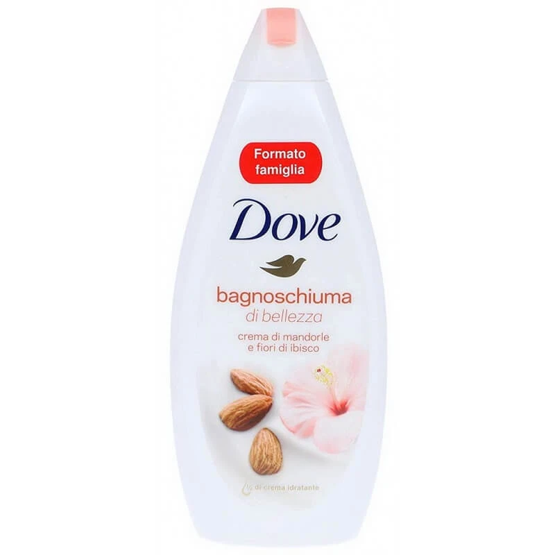 شامپو بدن کرمی Dove حاوی عصاره بادام و گل بامیه حجم 700 میلی