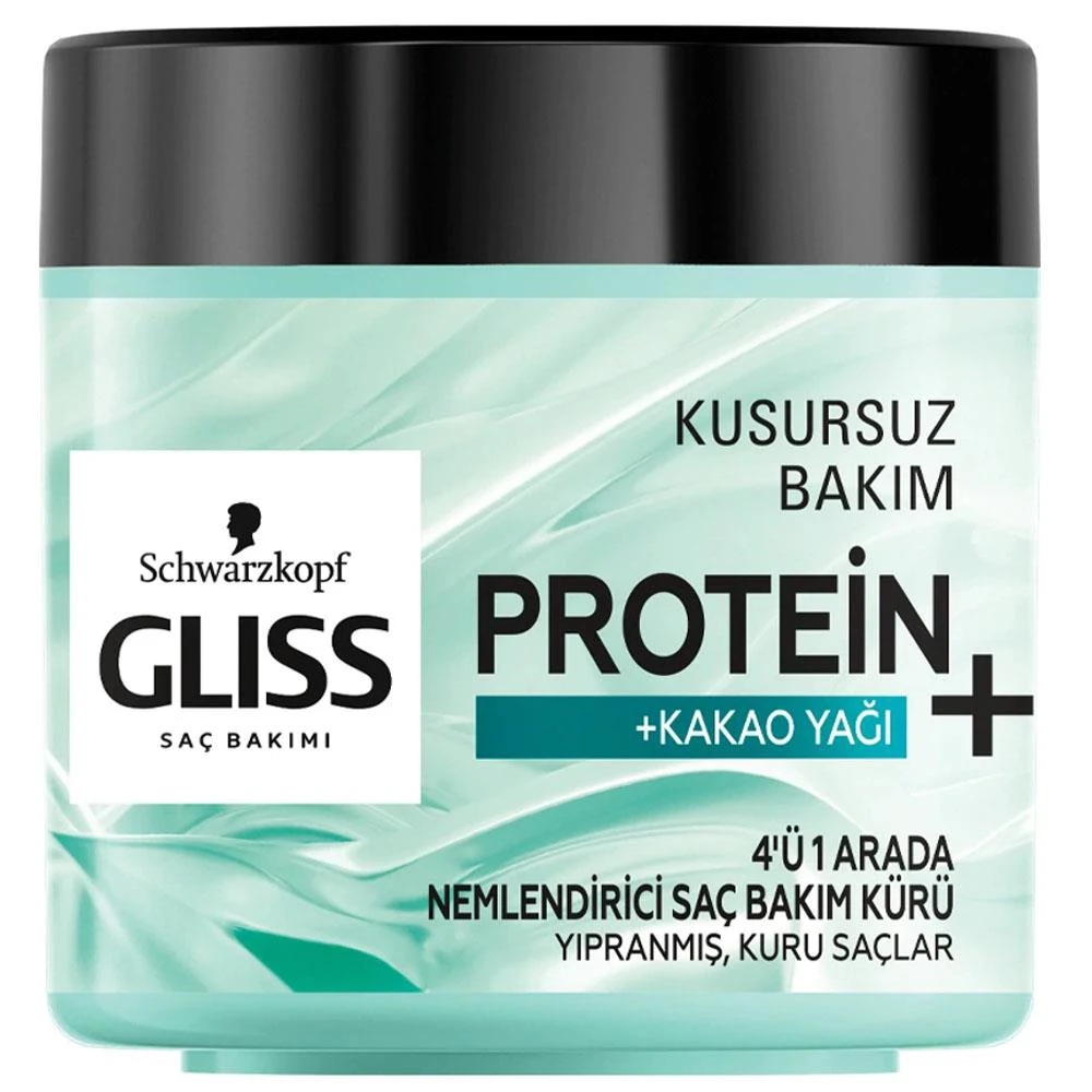 ماسک مو آبی پروتئین گلیس GLISS برای مرطوب کنندگی و مراقبت از مو حجم 400 میل