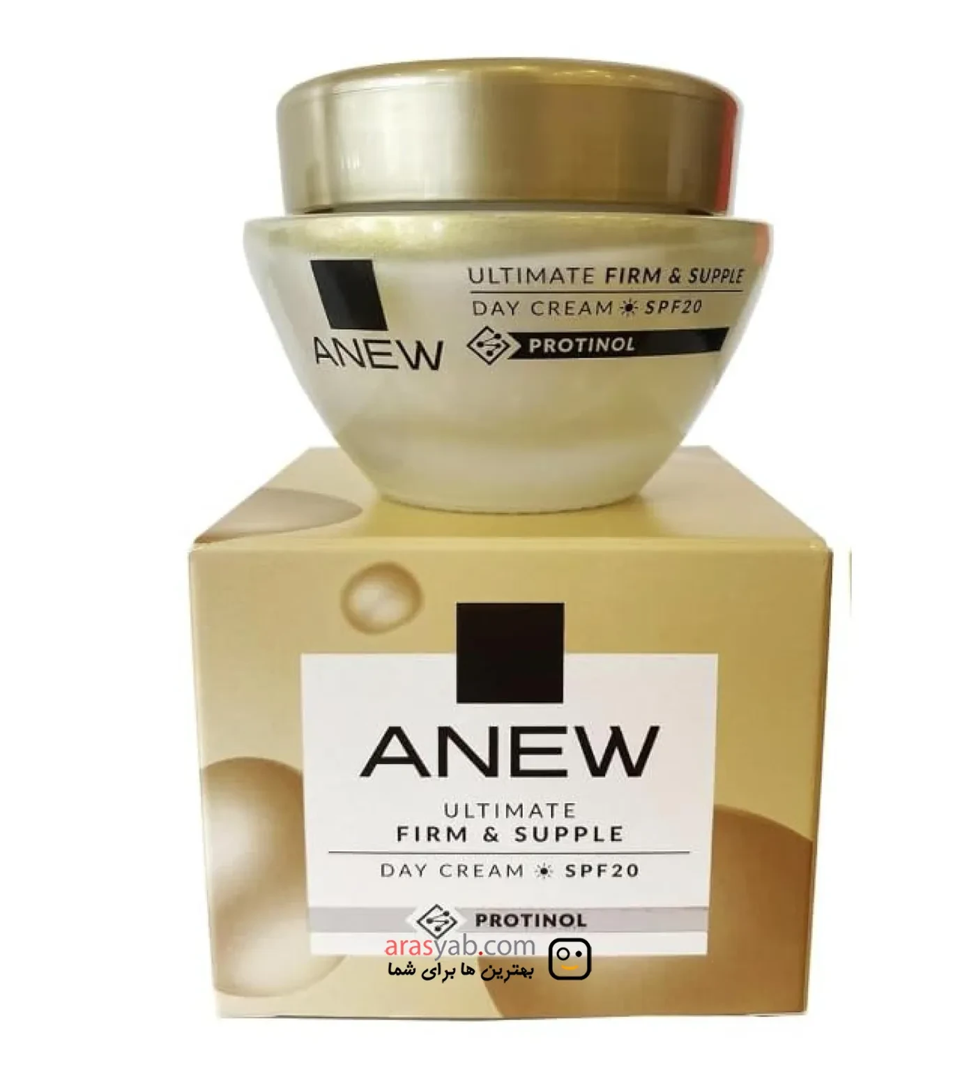 کرم روز بالای 40 سال آون Avon ضد چروک و سفت کننده پوست صورت با Spf 25 حجم 50 میل