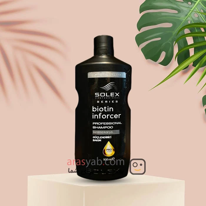 شامپو سولکس تقویت کننده مدل Biotin inforcer حجم 500 میل