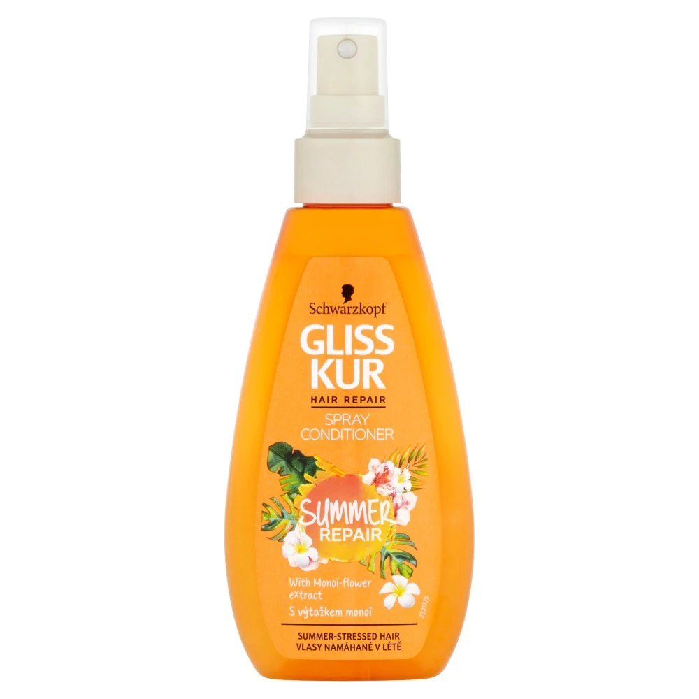 اسپری نرم کننده و ترمیم کننده Gliss Kur Schwarzkopf مدل Summer Repair حجم 150 میلی