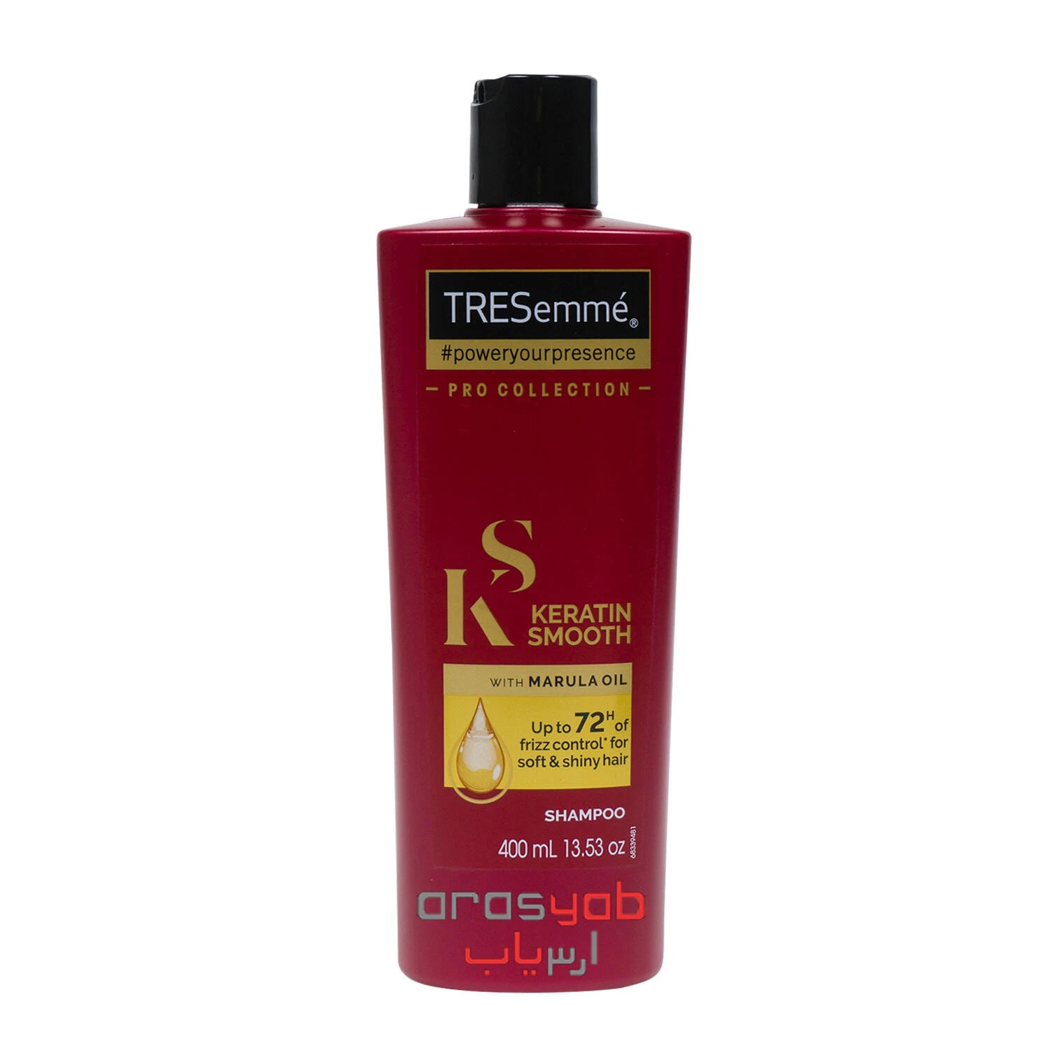 شامپو تخصصی کراتین ترزمه قرمز اصل مدل Keratin Smooth حجم 400 میلی