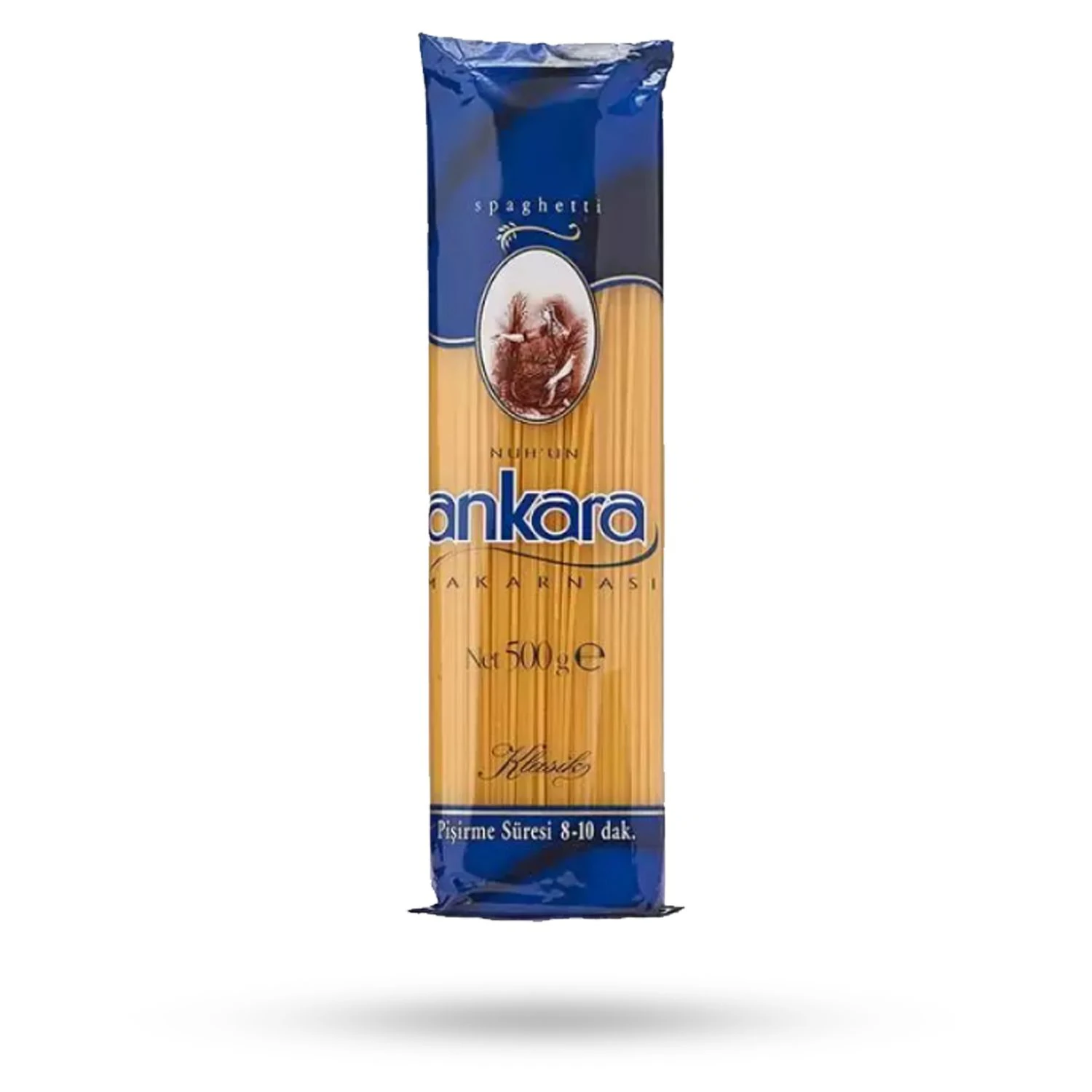 ماکارونی آنکارا ankara ترکیه فرم اسپاگتی نازک حجم 500 گرمی