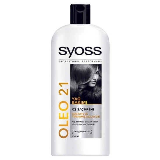 نرم کننده سایوس مدل SYOSS OLEO 21 برای موهای آسیب دیده و خیلی خشک حجم 550 میل