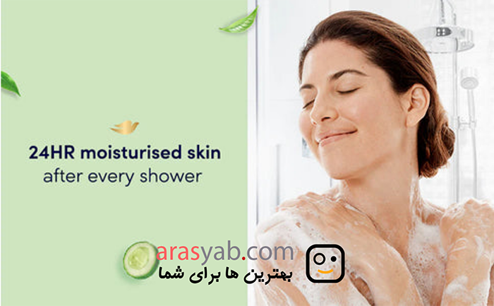 شامپو بدن خیار داو Dove حاوی چای سبز حجم 750 میل
