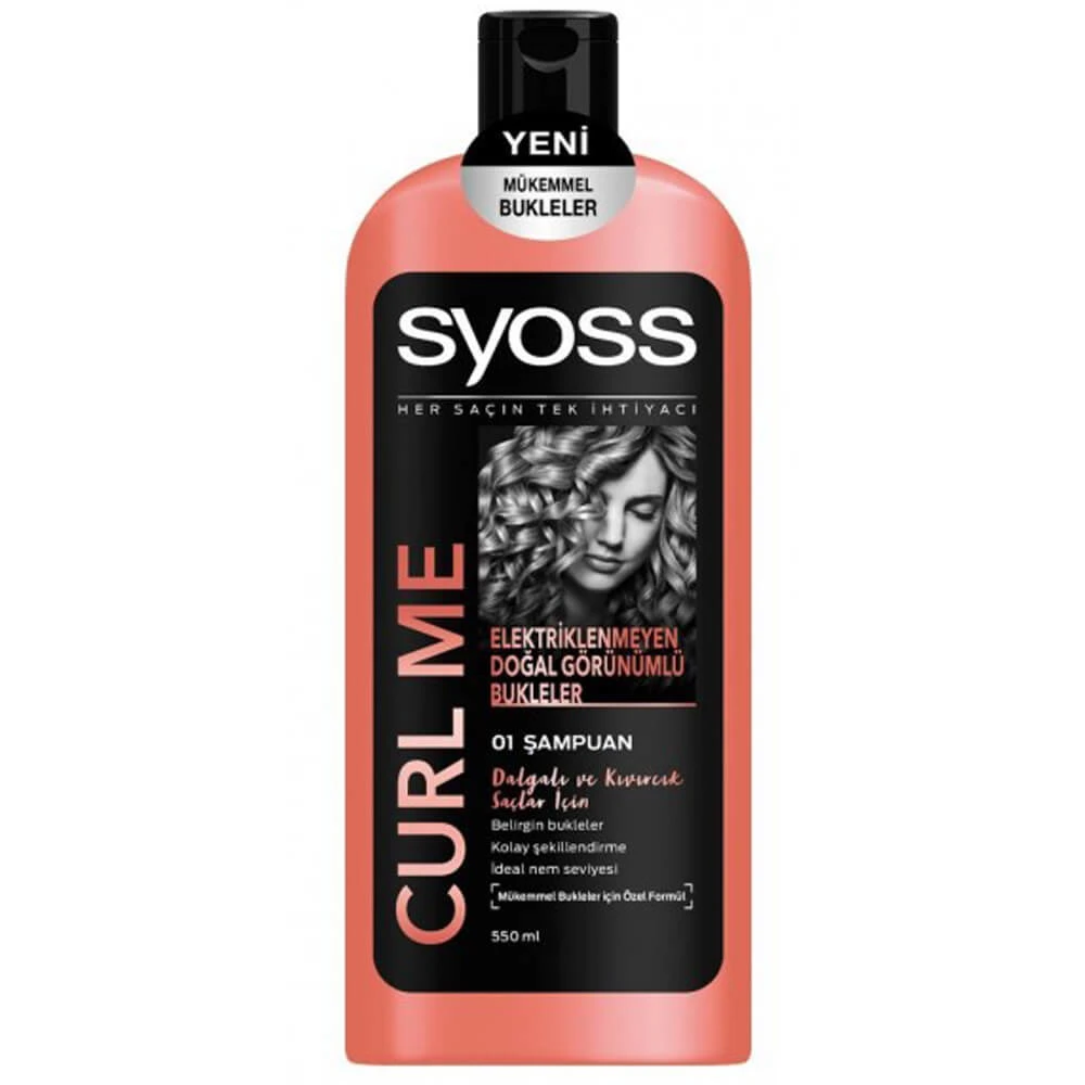 شامپو موهای فر سایوس مدل CURL ME حجم 525 میلی