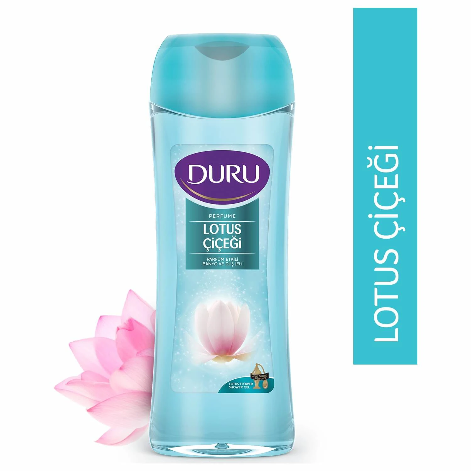 شامپو بدن دورو DURU با رایحه نیلوفر آبی مدل LOTUS CICEGI حجم 450 میلی