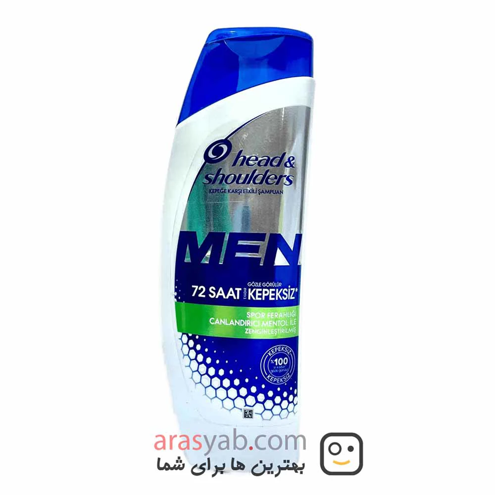 شامپو ضد شوره هد اند شولدرز head &amp; shoulders مردانه 72 ساعته حجم 360 میل