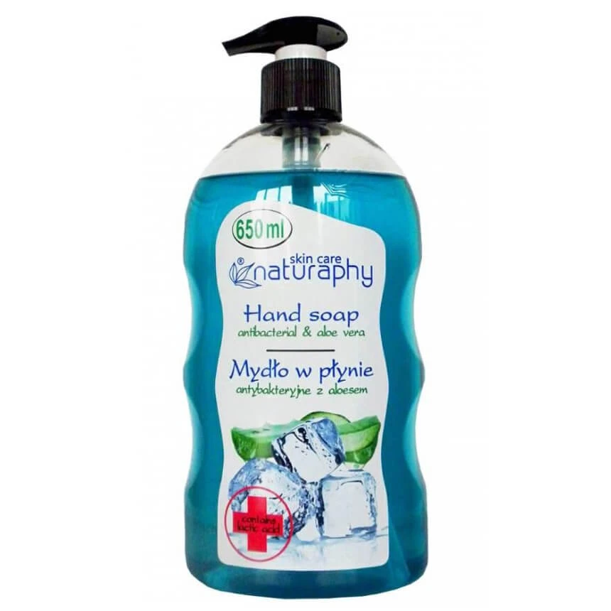 صابون مایع آنتی باکتریال ناتروفی Naturaphy حاوی عصاره آلوئه ورا حجم 650 میلی