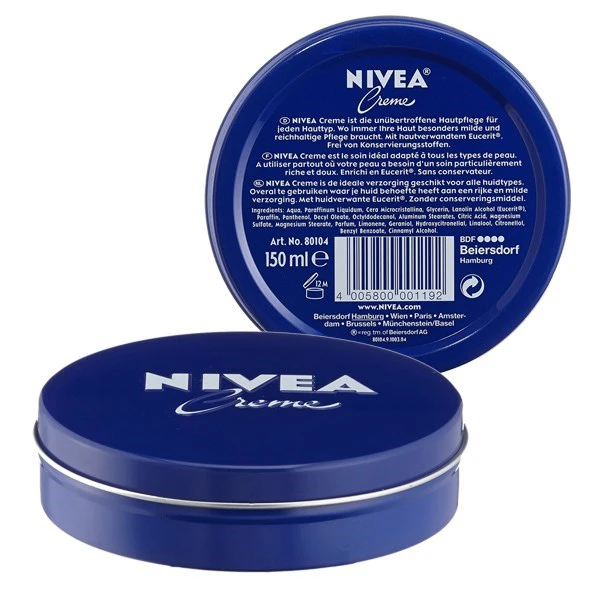 کرم مرطوب کننده نیوآ فلزی Nivea Creme حجم 150 میلی