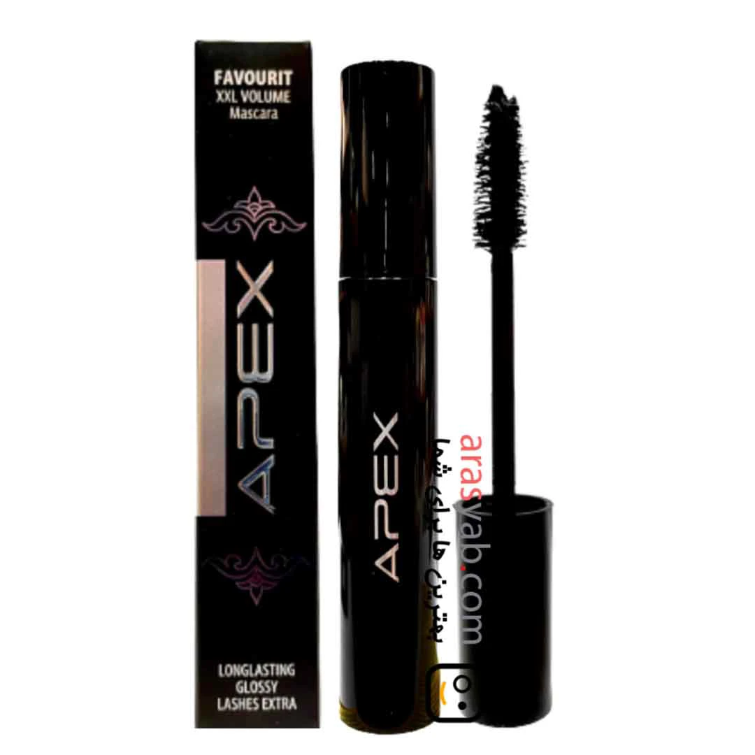ریمل حجم دهنده اپکس APEX مدل xxl volume مژه های براق با ماندگاری بالا حجم 12 میل
