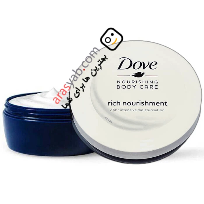 کرم داو کاسه ای مدل rich nourishment با آبرسانی 24 ساعته حجم 150 میل