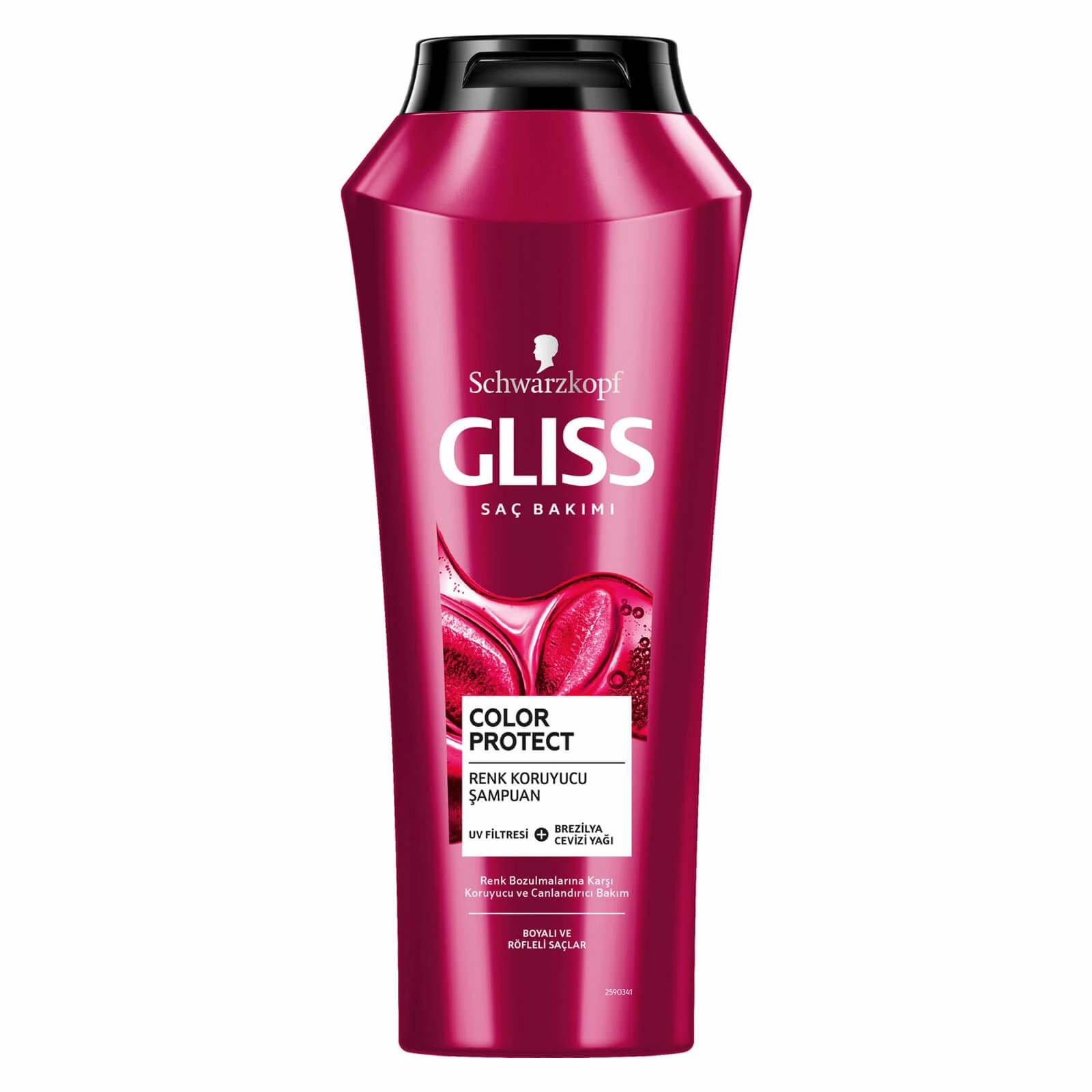 شامپو گلیس GLISS قرمز برای موهای رنگ شده Color Protect حجم 500 میلی