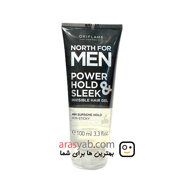 ژل مو مردانه اوریفلیم Oriflame مدل نورث فور من North For Men حجم 100میل