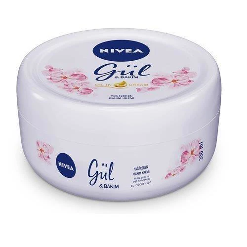 کرم مرطوب کننده Nivea با رایحه گل مخصوص پوست های خشک حجم 300 میلی