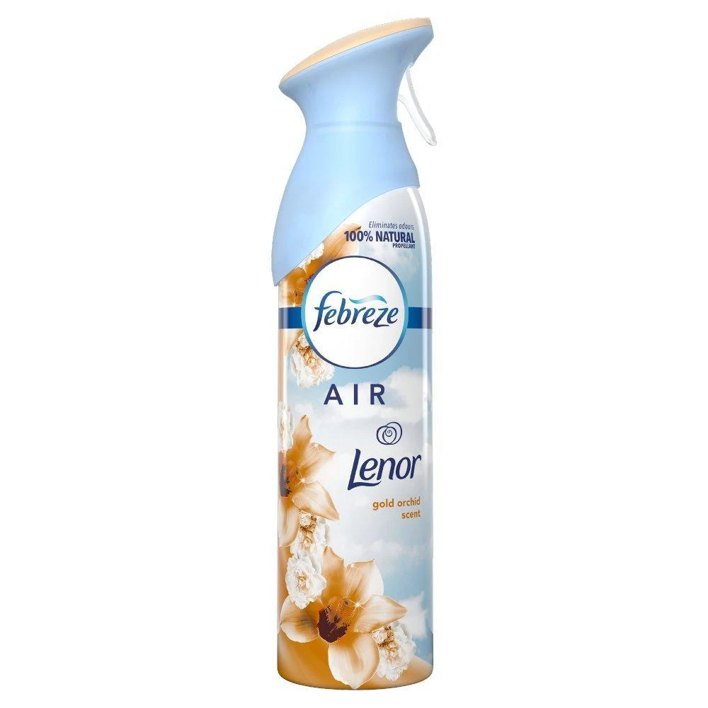 اسپری خوشبوکننده فبرز مدل LENOR gold orchid scent حجم 300 میلی