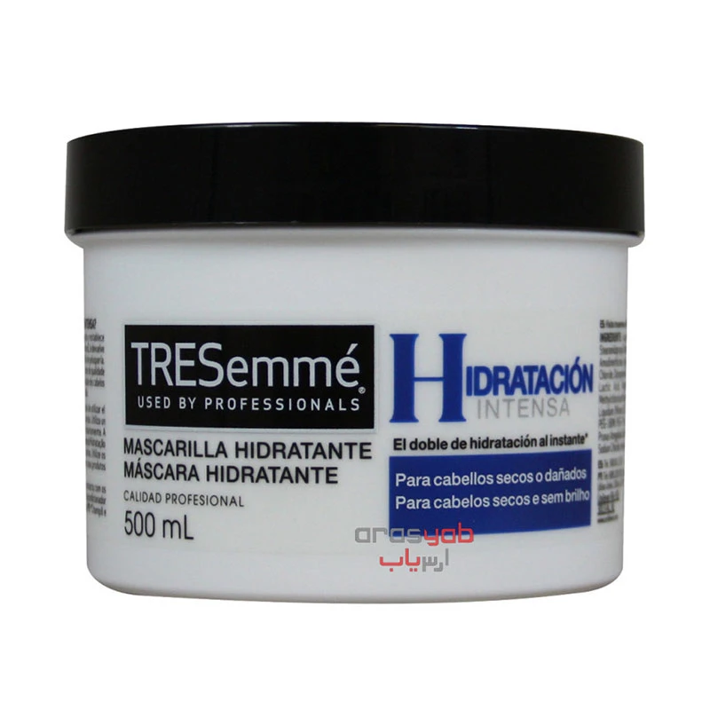 ماسک مو مرطوب کننده بسیار قوی ترزمه TRESemme حجم 500 میل