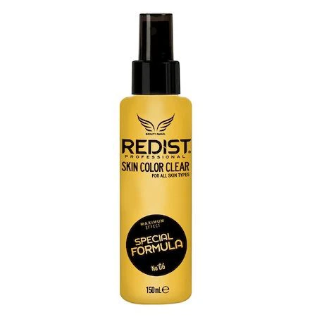 اسپری پاک کننده رنگ مو از پوست redist skin color clear حجم 200 میل