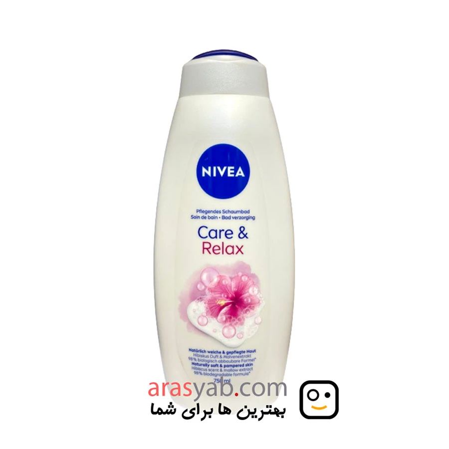 شامپو بدن نیوآ آلمانی حاوی عصاره گل ختمی حجم 750 میل