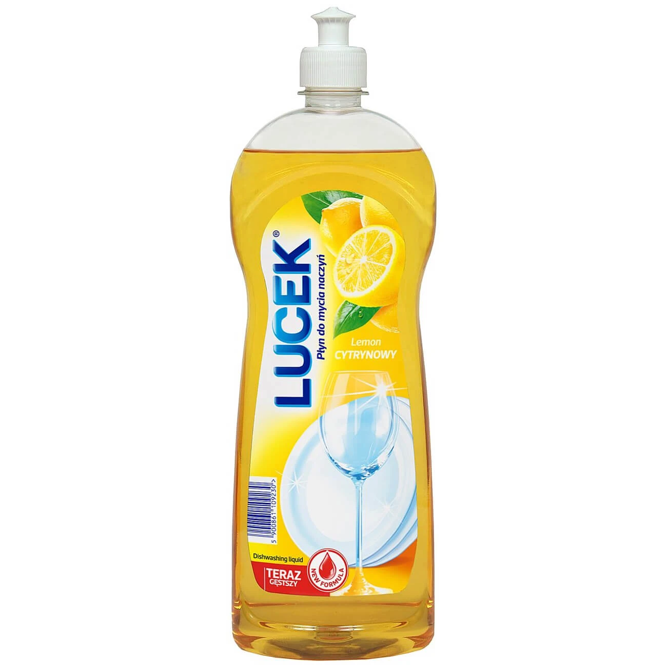 مایع ظرفشویی لیمویی لوچک Lucek حجم 1 لیتری