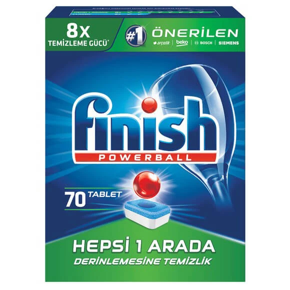 قرص ظرفشویی فینیش پاوربال All in One کلاسیک 70 عددی