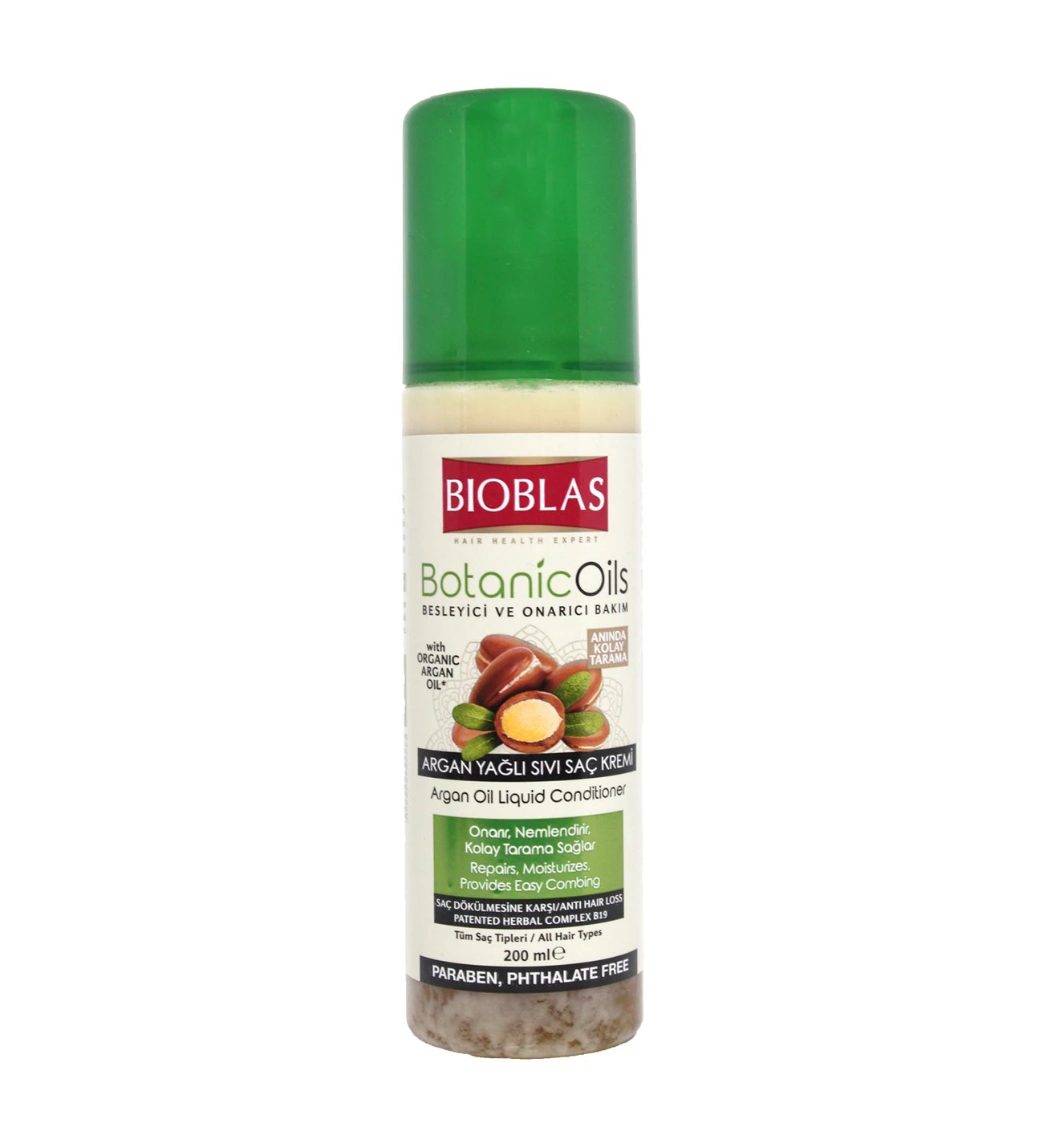اسپری دوفاز بیوبلاس حاوی روغن آرگان مدل BotanicOils حجم 200 میلی