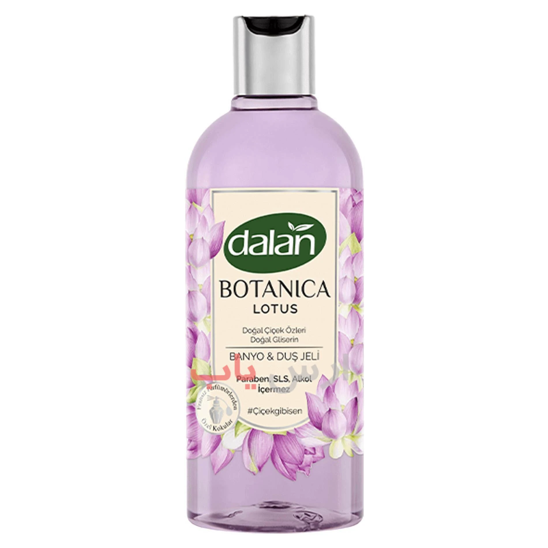 ژل دوش بدون سولفات Dalan Botanica با رایحه نیلوفر آبی حجم 500 میلی