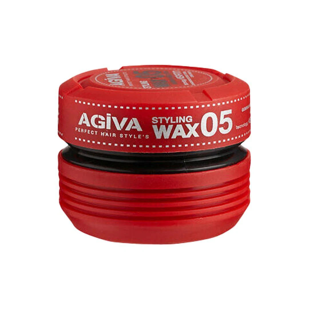 واکس مو agiva 05 قرمز مدل STYLING WAX حجم 175 میلی