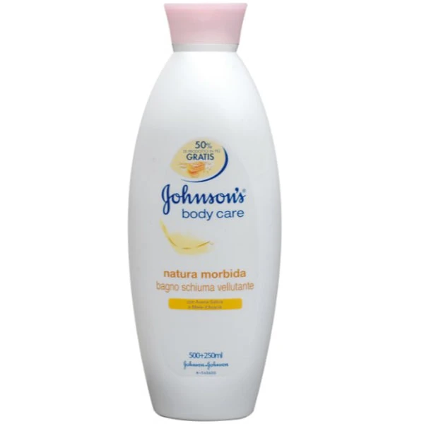 شامپو بدن Johnson با عصاره عسل سری natura morbida حجم 750 میلی