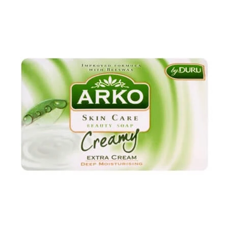 صابون کرمی دست و صورت Arko با خاصیت نرم کنندگی وزن 90 گرم