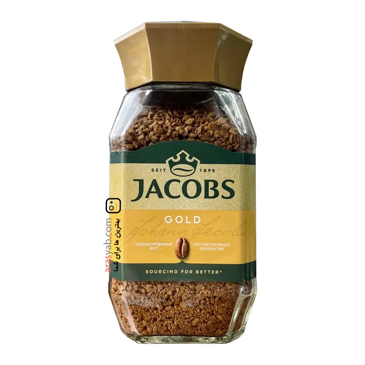 قهوه فوری جاکوبز گلد Jacobs Gold وزن 190 گرمی