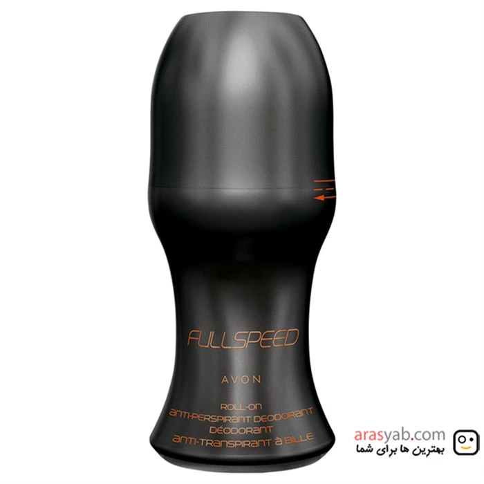 رول دئودرانت مردانه آون Avon مدل FULL SPEED حجم 50 میل