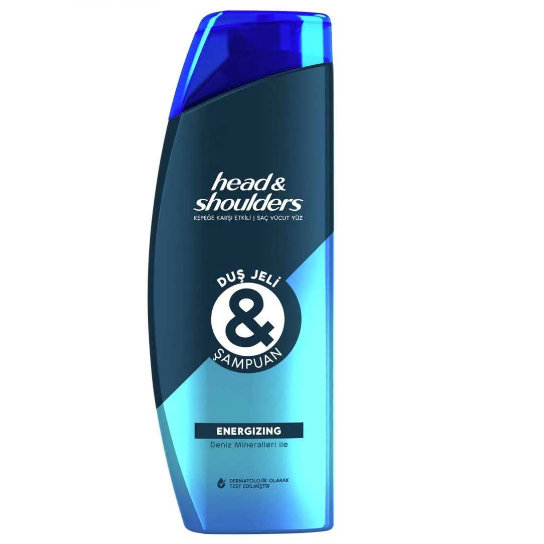 ژل استحمام و شامپو ضدشوره Head &amp; Shoulders مدل Energizing حجم 360 میلی
