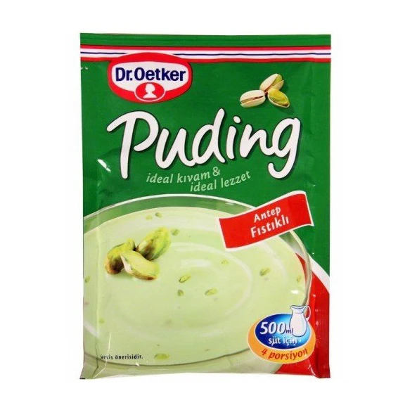 پودر پودینگ پسته دکتر اوتکر Dr.Oetker بسته 91 گرمی