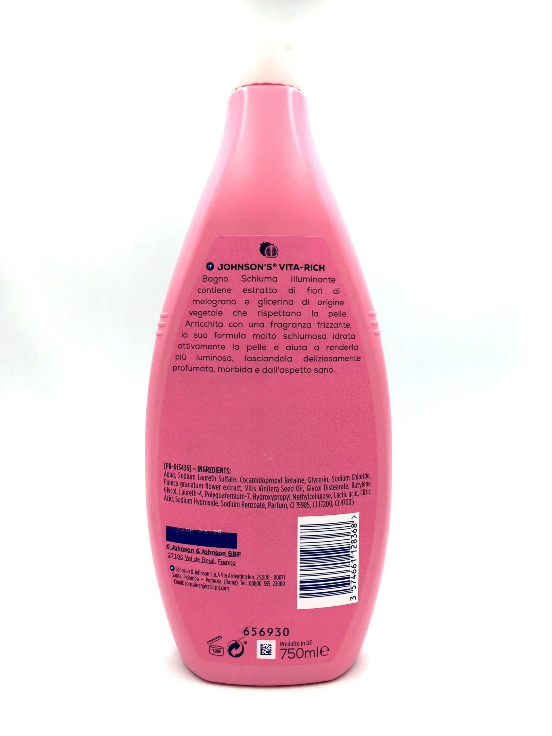 شامپو بدن جانسون Johnson’s با رایحه انار حجم 750 میل