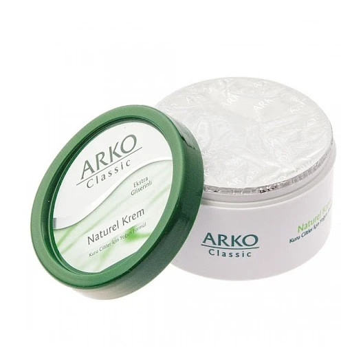 کرم کاسه ای کلاسیک آرکو Arko مدل Natural Krem حجم 250 میلی