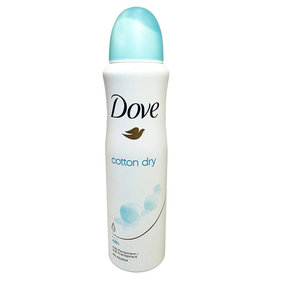 اسپری ضد تعریق زنانه داو Cotton dry حجم 150 میلی