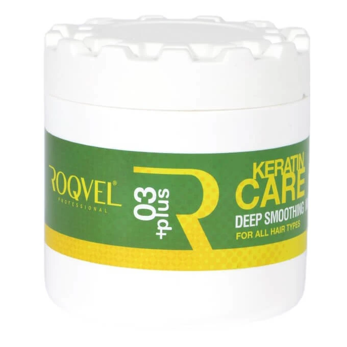 ماسک موی کراتین keratin روگول Roqvel با صاف کنندگی بالا حجم 500 میلی
