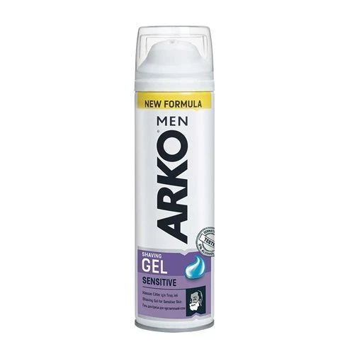 ژل اصلاح سنستیو Sensitive آرکو Arko برای پوست حساس حجم 200 میلی