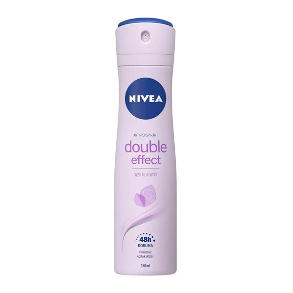 دئودرانت زنانه نیوآ Nivea مدل Double Effect حجم 150 میلی